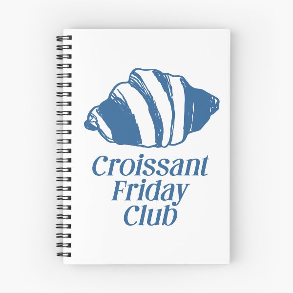 Item preview, Cute Croissant French. Croissant Friday Club.  designed and sold by CoCoArt-Ua.