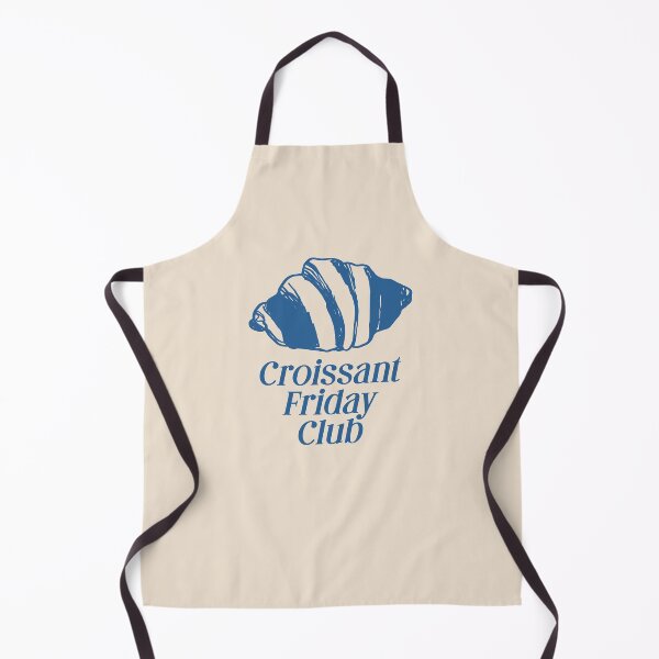 Item preview, Cute Croissant French. Croissant Friday Club.  designed and sold by CoCoArt-Ua.