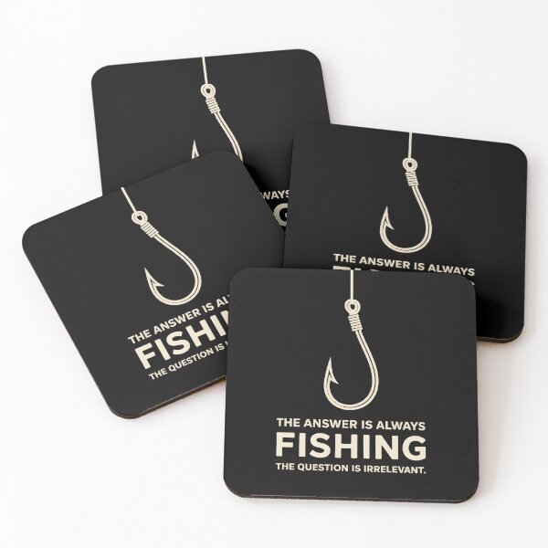 Item preview, Funny Fishing Hook Quote Elegant Minimalist Design designed and sold by Enea Kelo.