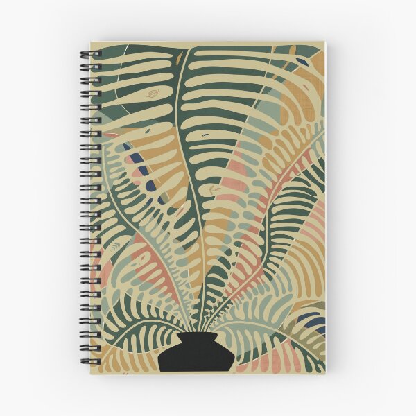 Item preview, Modern Abstract Botanical Fern Leaves In Vase – Minimalist Boho Tropical Fern Leaves Art Print | Abstract Botanical Wall Art | Mid Century Modern Jungle Decor | Earth Tone  designed and sold by RSDigitalPrintDesign.