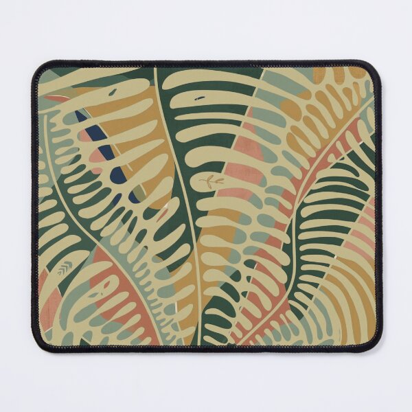 Item preview, Modern Abstract Botanical Fern Leaves In Vase – Minimalist Boho Tropical Fern Leaves Art Print | Abstract Botanical Wall Art | Mid Century Modern Jungle Decor | Earth Tone  designed and sold by RSDigitalPrintDesign.