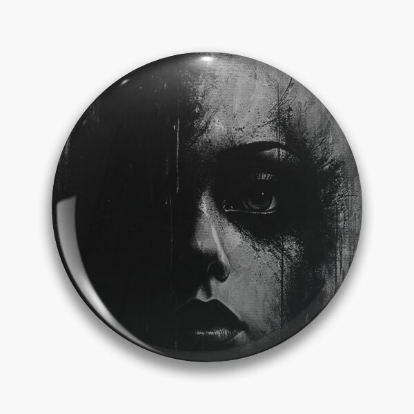 Item preview, Darkness and Melody of the Face | Gothic Portrait Wall Art designed and sold by WitchyBotanicaArt.