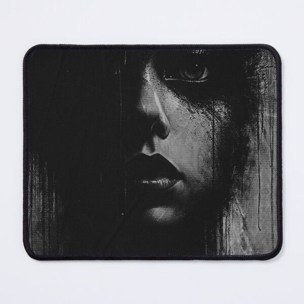 Item preview, Darkness and Melody of the Face | Gothic Portrait Wall Art designed and sold by WitchyBotanicaArt.