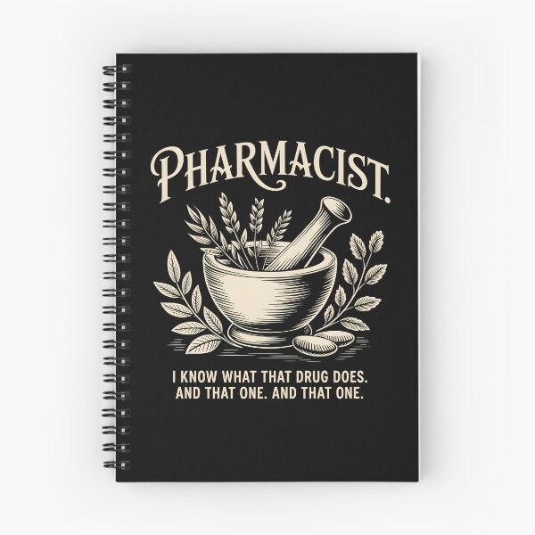 Item preview, Retro Pharmacist Mortar And Pestle Apothecary Quote designed and sold by Enea Kelo.