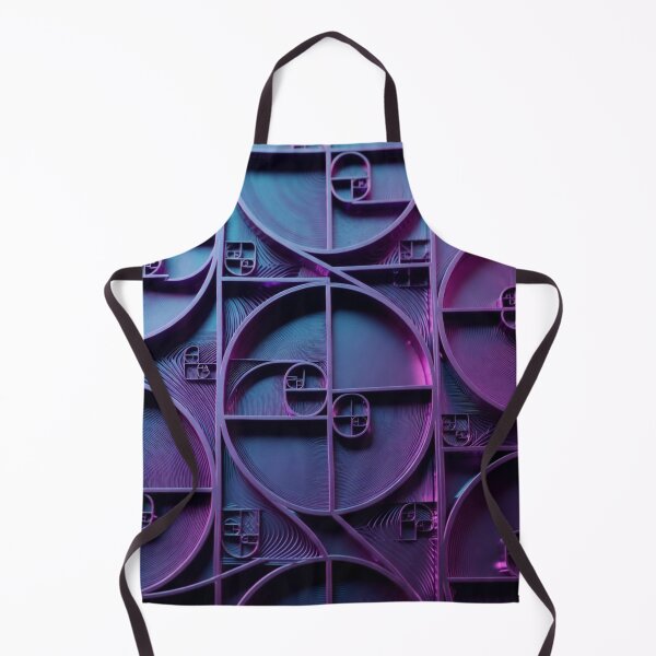 Item preview, 3D Embossed Purple Blue Concentric Geometric Rings designed and sold by IntelliMindDesigns.