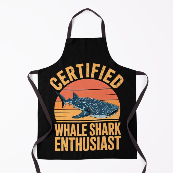 Item preview, Certified Whale Shark Enthusiast Retro Sunset Marine Life designed and sold by Ali-printshop.