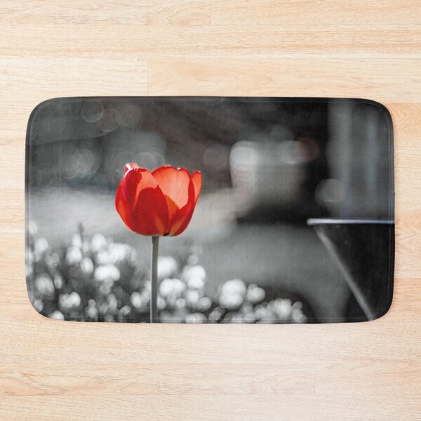 Item preview, Red Tulip in Black and White Setting designed and sold by Pioneer Spirit Market.