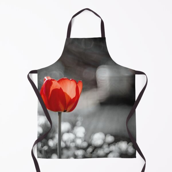 Item preview, Red Tulip in Black and White Setting designed and sold by Pioneer Spirit Market.