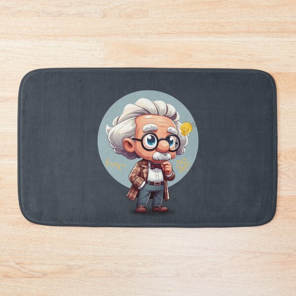 Item preview, Albert Einstein (Blue background) designed and sold by MusesWhispers.