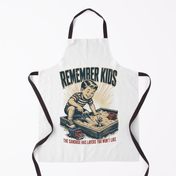 Item preview, Remember Kids Sandbox Creepy Vintage Dark Humor designed and sold by journeyengine.