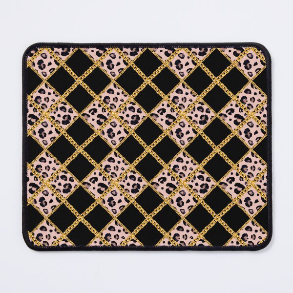 Item preview, Luxury Gold Chains Pink Leopard Seamless Pattern designed and sold by SolutionsArt.