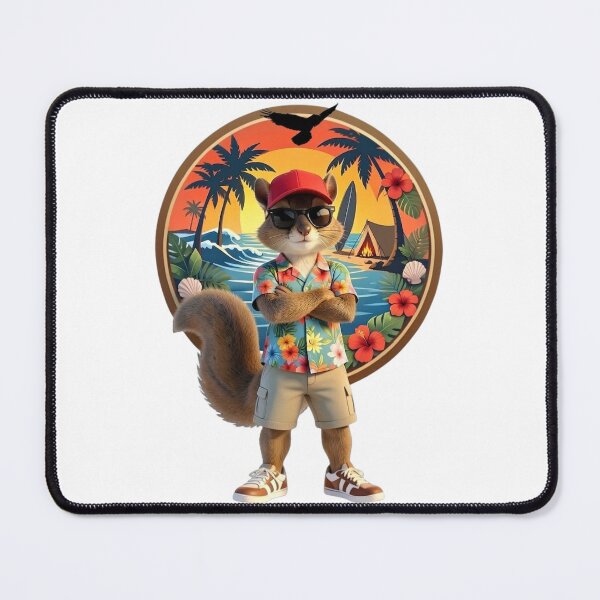Item preview, Cool Summer Squirrel Beach Vibes designed and sold by M.Store.