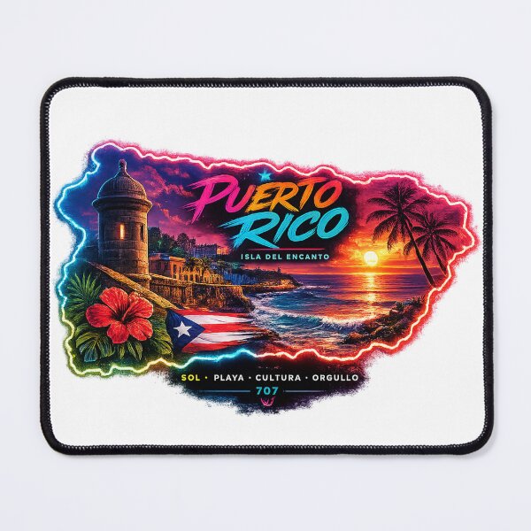 Item preview, Puerto Rico Vibes – Island of Enchantment ?? | Neon Tropical Design designed and sold by 97-caboutique.