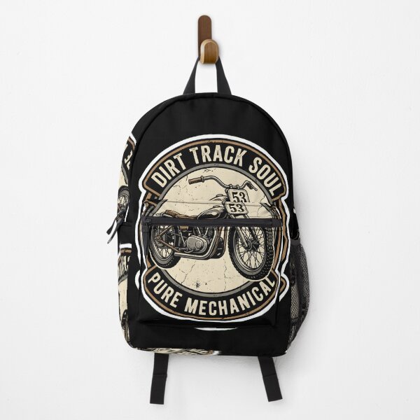Item preview, Vintage Dirt Track Soul Flat Tracker Motorcycle Emblem designed and sold by EKHOAISTORE.