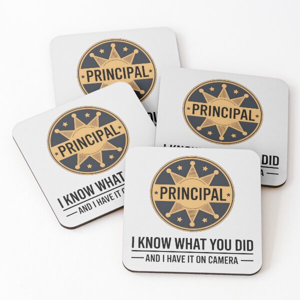 Item preview, Funny School Principal Badge Camera Video Quote designed and sold by Enea Kelo.