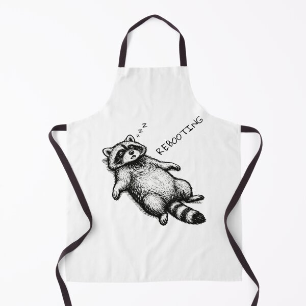 Item preview, Rebooting Raccoon – Low Battery Mood designed and sold by moodiecatshop.