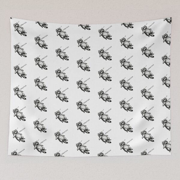 Item preview, Rebooting Raccoon – Low Battery Mood designed and sold by moodiecatshop.