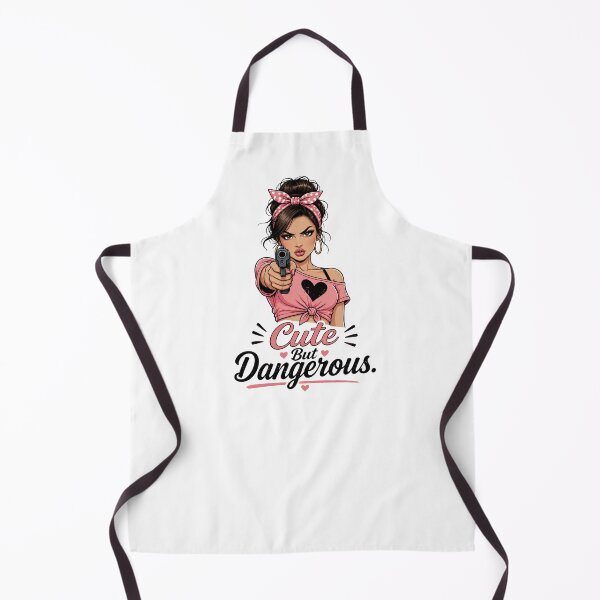 Item preview, "Cute But Dangerous" Retro Boss Lady  designed and sold by MusesWhispers.