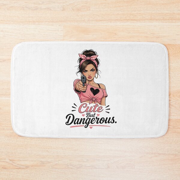 Item preview, "Cute But Dangerous" Retro Boss Lady  designed and sold by MusesWhispers.