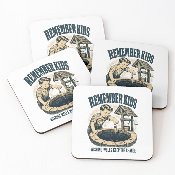 Artikelvorschau, Remember Kids Wishing Well Creepy Vintage Humor entworfen und verkauft von journeyengine.
