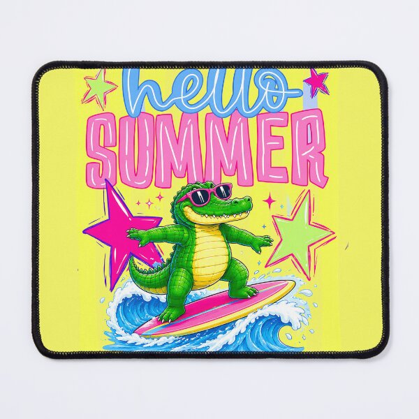 Item preview, Hello Summer Surfing Alligator Fanny Gifts For Surfing Lover designed and sold by MalwasBasket.