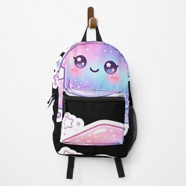 Item preview, Needoh Cute Pastel Galaxy Cube Sticker | Kawaii Cosmic Jelly Cube | Sparkly Aurora Slime Aesthetic designed and sold by Bhaskar Digital Art.