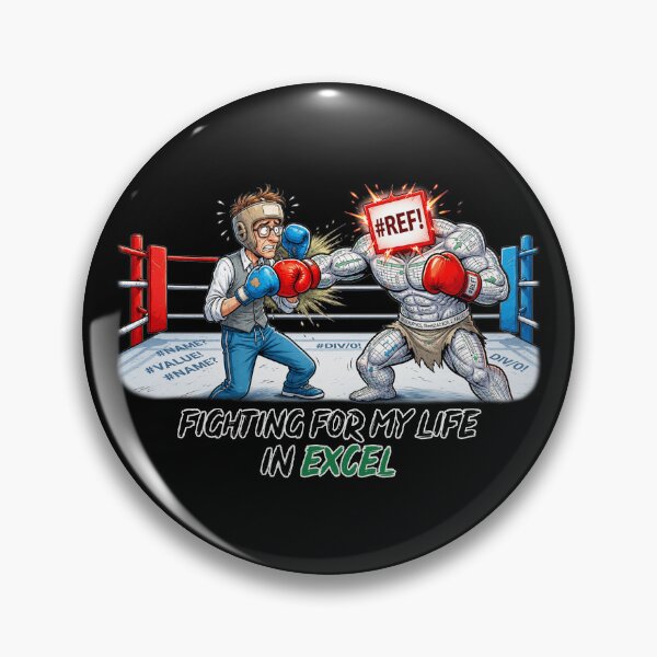 Item preview, Fighting For My Life In Excel | Funny Accountant Gym Boxing. designed and sold by spreadsheetcafe.