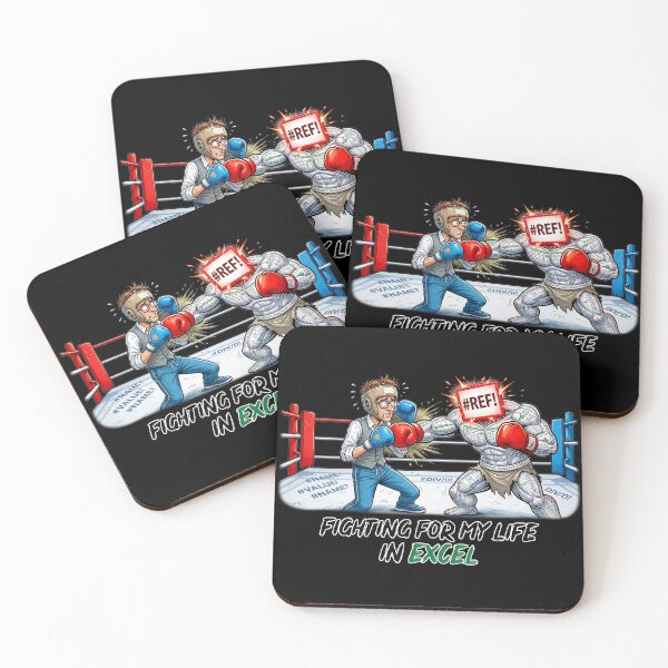 Item preview, Fighting For My Life In Excel | Funny Accountant Gym Boxing. designed and sold by spreadsheetcafe.
