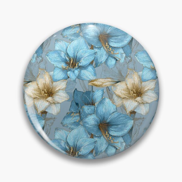 Item preview, Colorful Amaryllis Print  - Retro Flower Floral   - Gift Ideas For Men designed and sold by RoyalStarsPatts.