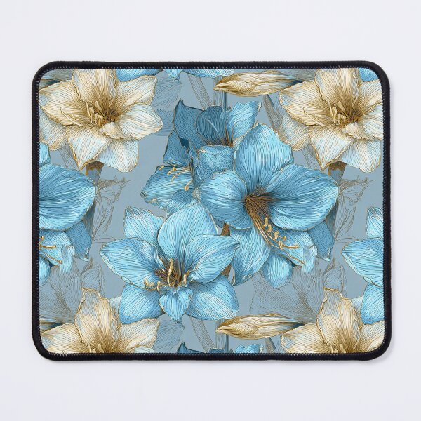 Item preview, Colorful Amaryllis Print  - Retro Flower Floral   - Gift Ideas For Men designed and sold by RoyalStarsPatts.