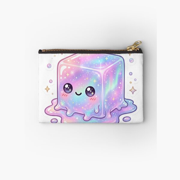 Item preview, Needoh Kawaii Galaxy Jelly Cube Sticker | Cute Pastel Cosmic Slime | Sparkly Rainbow Cube Aesthetic designed and sold by Bhaskar Digital Art.