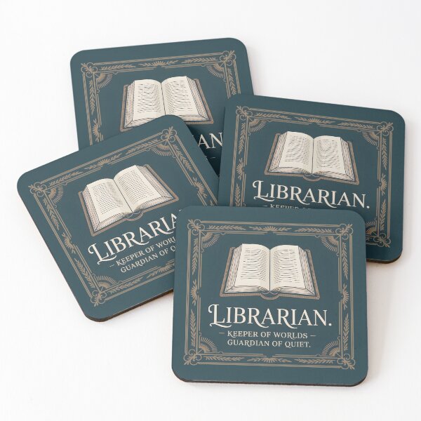 Item preview, Vintage Librarian Keeper Of Worlds Ornate Book Frame designed and sold by Enea Kelo.