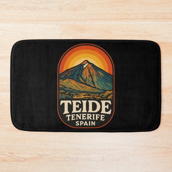 Item preview, Mount Teide Volcano Tenerife Spain Retro Trippy designed and sold by TomFrontierArt.