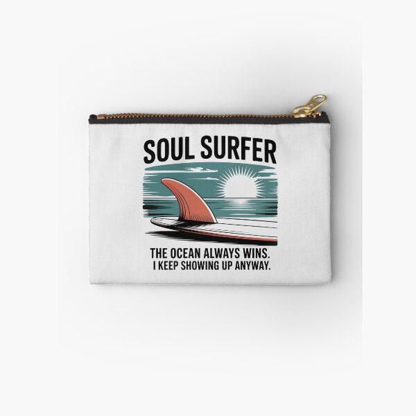 Item preview, Retro Soul Surfer Fin Ocean Sunset Illustration designed and sold by Enea Kelo.