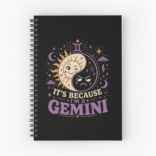 Item preview, It's Because I'm a Gemini Funny Zodiac Yin Yang Astrology Design designed and sold by La-Nuna.