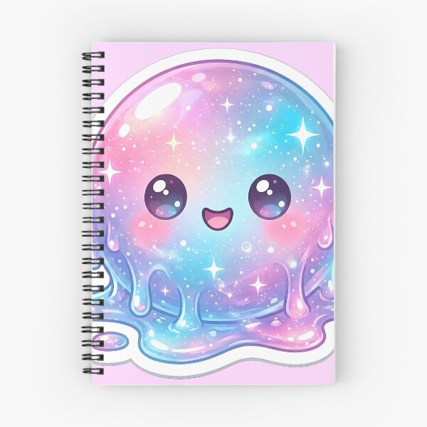 Item preview, Needoh Cute Galaxy Slime Sticker | Kawaii Pastel Jelly Character | Sparkly Cosmic Blob Aesthetic designed and sold by Bhaskar Digital Art.