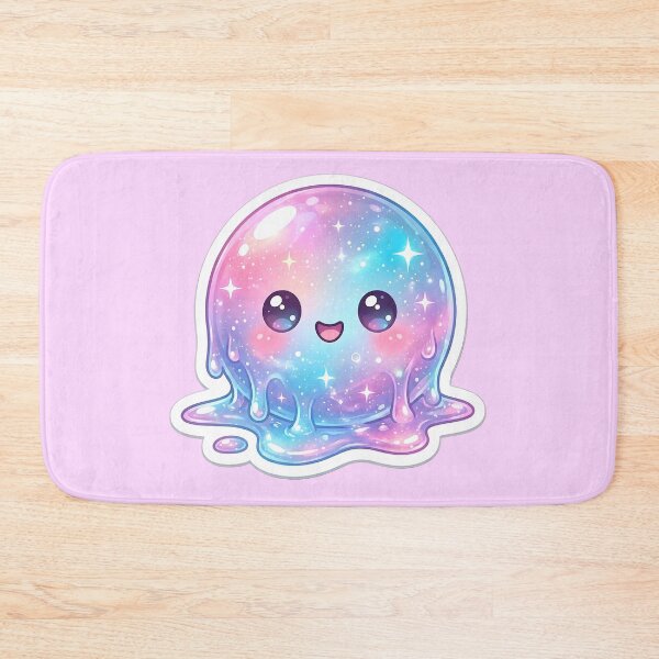 Item preview, Needoh Cute Galaxy Slime Sticker | Kawaii Pastel Jelly Character | Sparkly Cosmic Blob Aesthetic designed and sold by Bhaskar Digital Art.