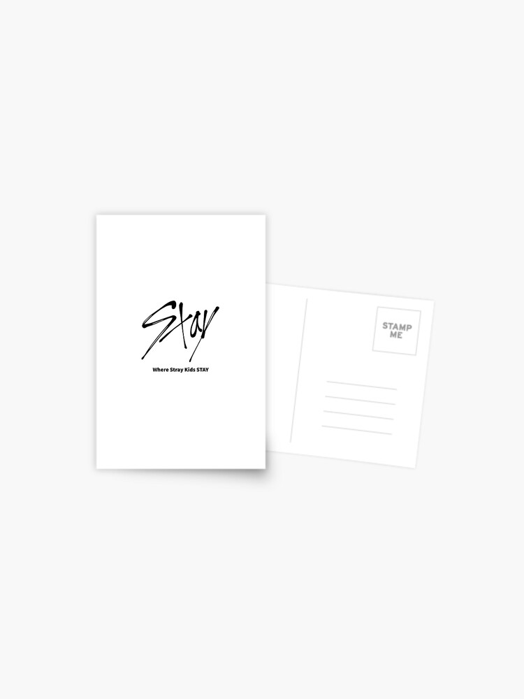 kpop stray kids fandom where stray kids stay postcard by lysavn redbubble redbubble