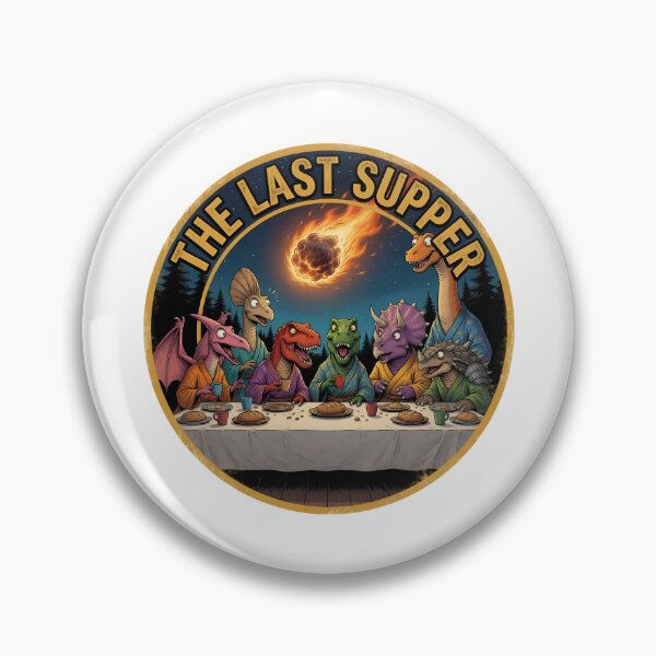 Item preview, Dinosaur Last Supper Meteor Apocalypse designed and sold by TshirtsOnline-.