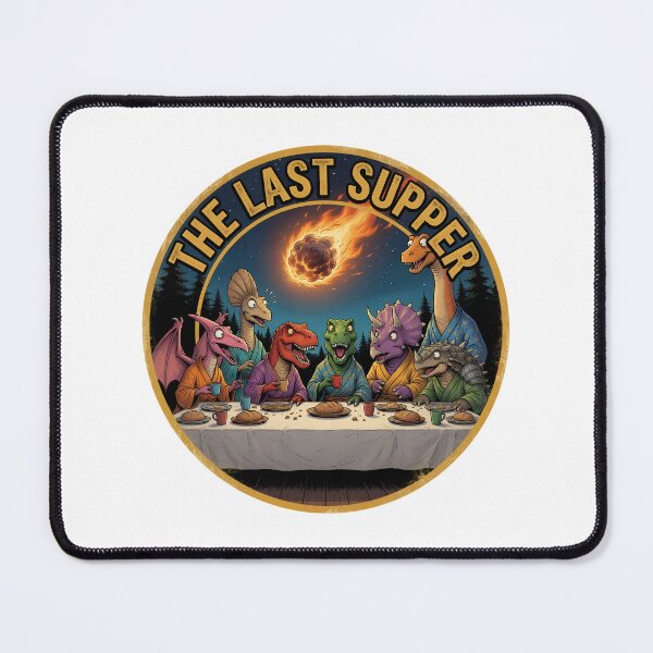 Item preview, Dinosaur Last Supper Meteor Apocalypse designed and sold by TshirtsOnline-.