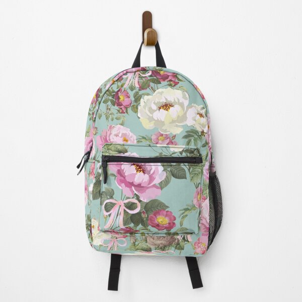 Item preview, Vintage Pink Roses & Coquette Bows Floral Pattern | Cottagecore Botanical Design designed and sold by Asmaa Abdul-Azim.