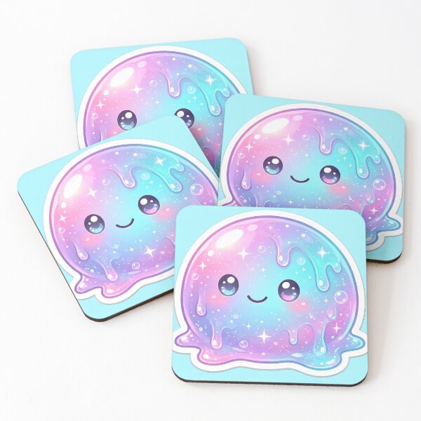 Item preview, Needoh Kawaii Pastel Slime Blob Sticker | Cute Galaxy Jelly Character | Dreamy Rainbow Aesthetic designed and sold by Bhaskar Digital Art.