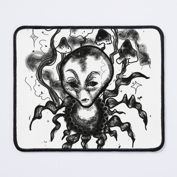 Item preview, Mystical Alien Line Art - Hidden Files Day 2 designed and sold by Ideniquo.