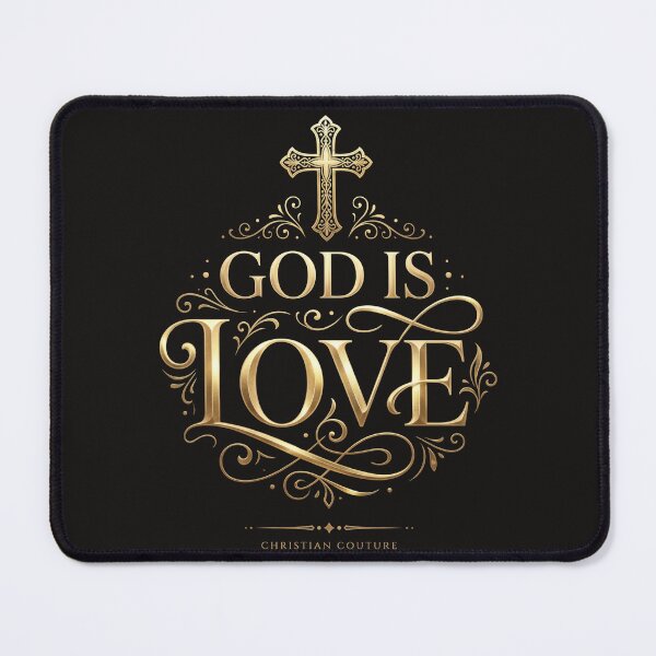 Item preview, "God Is Love" – a luxurious and elegant Christian design, A powerful visual reminder that God Is Love. designed and sold by KINGDOM GOLD STUDIO.