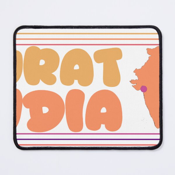 Item preview, Surat India City Marked On Country Map designed and sold by TheIconSmith.