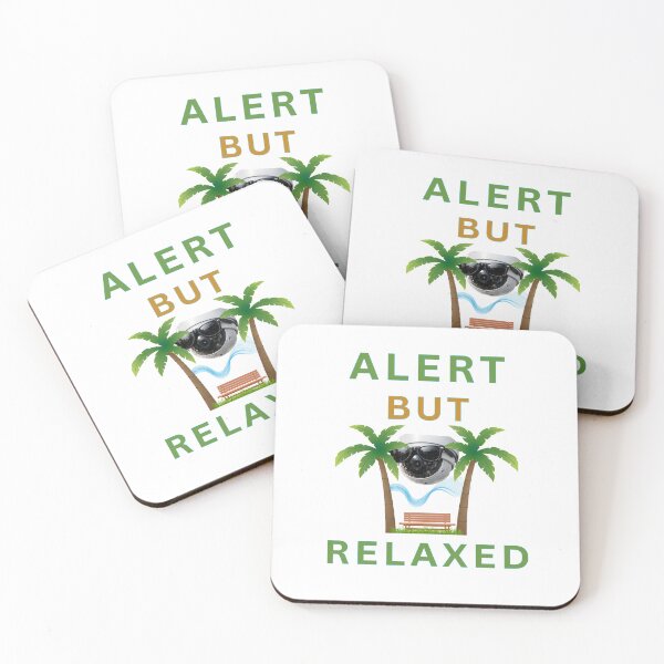 Item preview, Alert, But Relaxed designed and sold by FiberatWorkTechs.