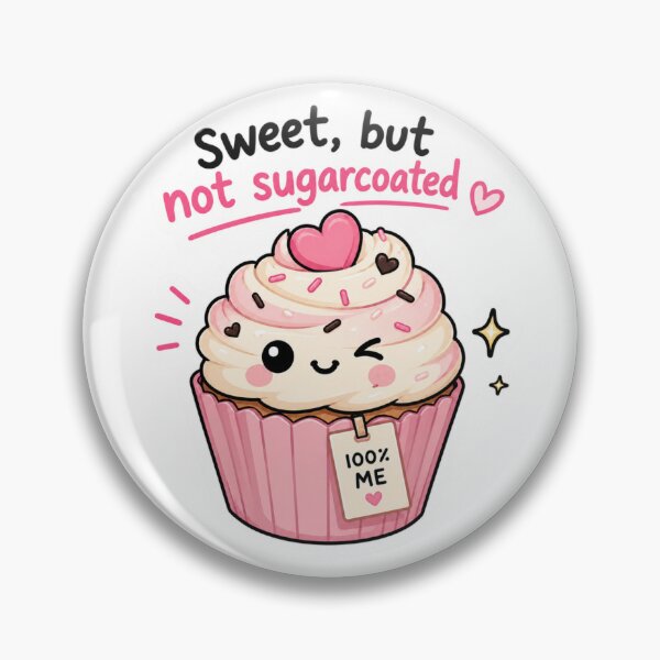 Item preview, Sweet But Not Sugarcoated Cute Cupcake Sticker designed and sold by Snikdha.