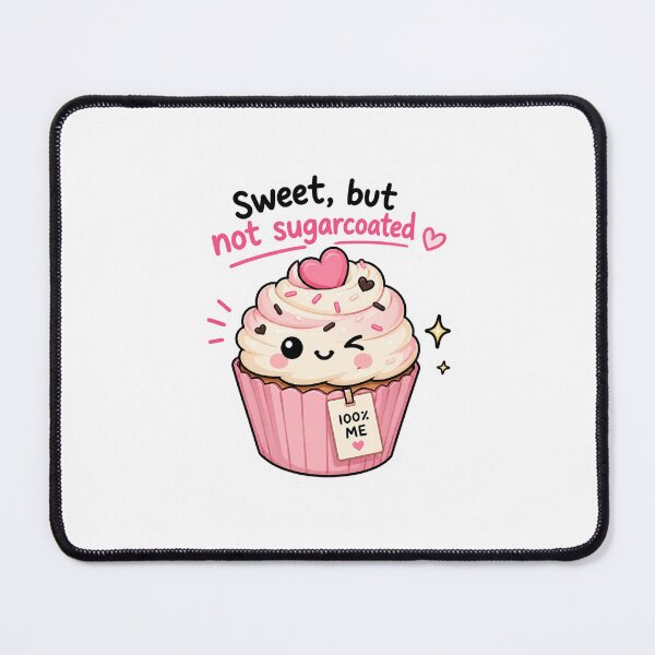 Item preview, Sweet But Not Sugarcoated Cute Cupcake Sticker designed and sold by Snikdha.