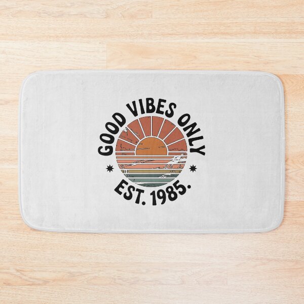 Item preview, Distressed Good Vibes Only Est 1985 Retro Sun designed and sold by Enea Kelo.