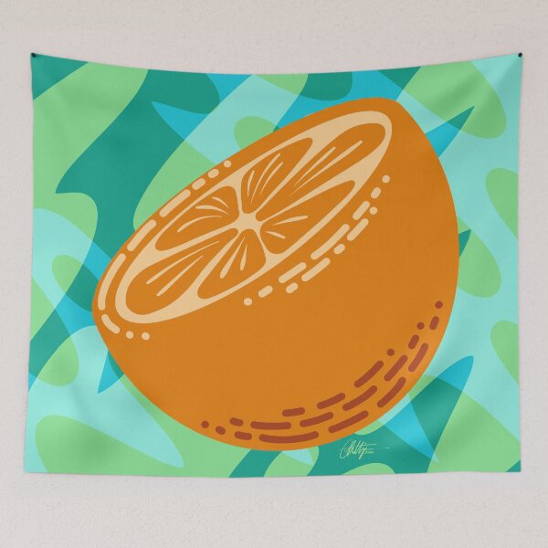 Item preview, Summer Orange Series: Half Orange designed and sold by ElisabethDraws.